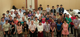Students, supervisors and staff at the ASSM2012