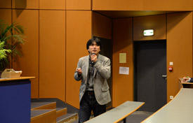 Shigemi Mizukami, a principal investigator at the AIMR, presented his  research on spin-based devices known as magnetic tunnel junctions at a  workshop in Rennes, France.